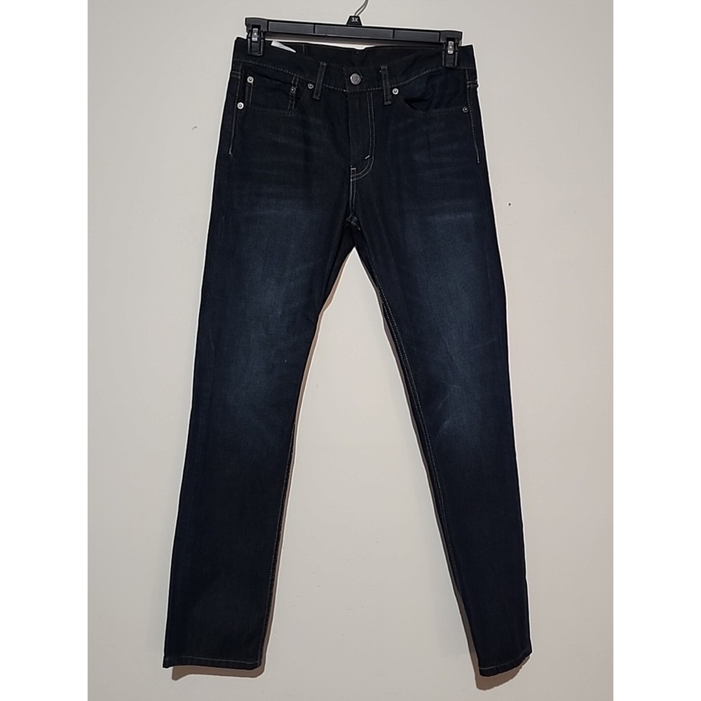 Levi's 511 Jeans Men's 31x32 Slim Straight Leg Blue Denim Dark Wash Soft Cotton